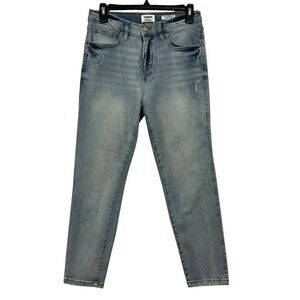 KENSIE Women’s Blue Jeans Sz 6/28 THE EFFORTLESS Skinny Crop Light Wash Pockets